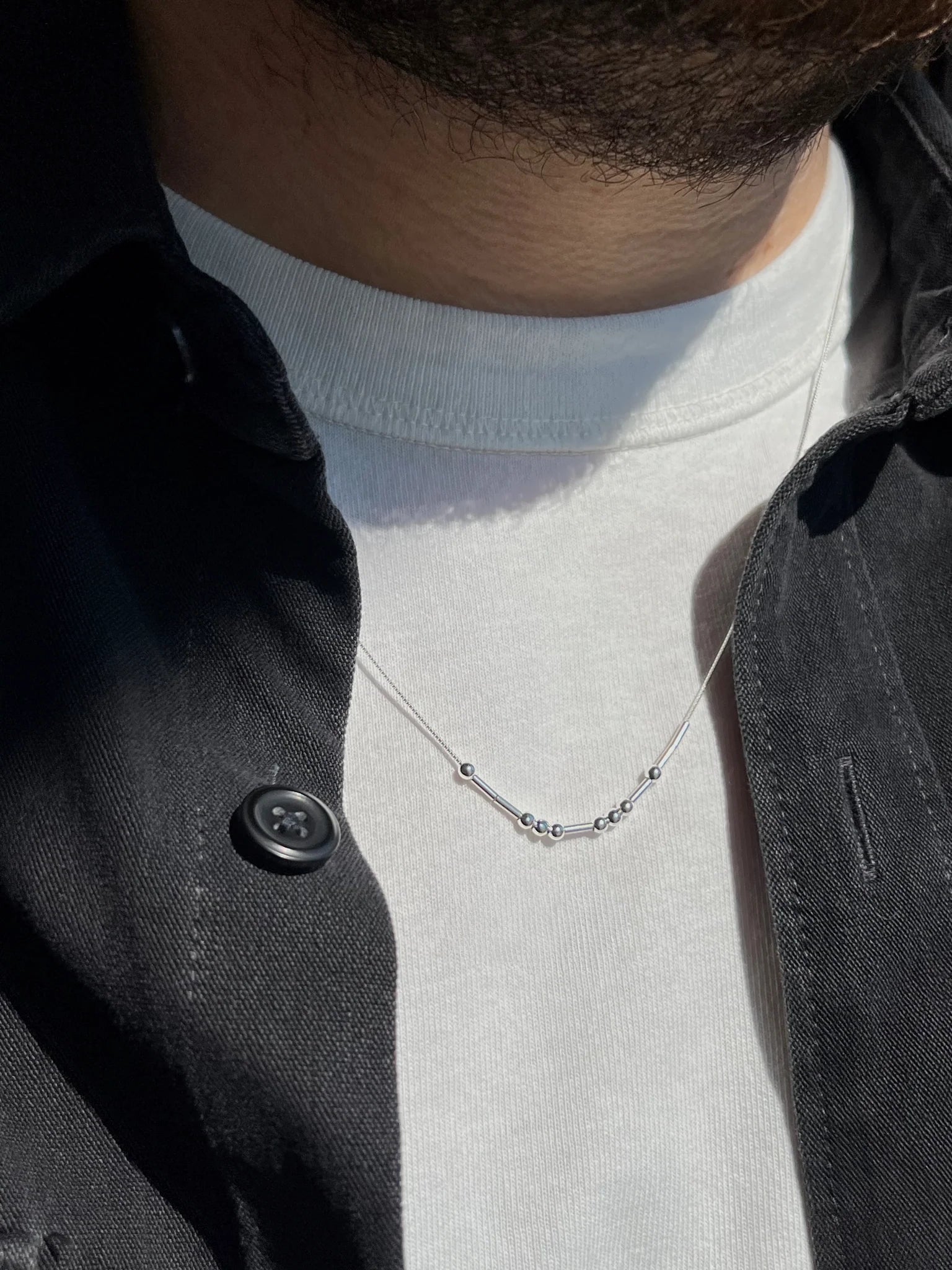 Bijou à message caché - Code Morse