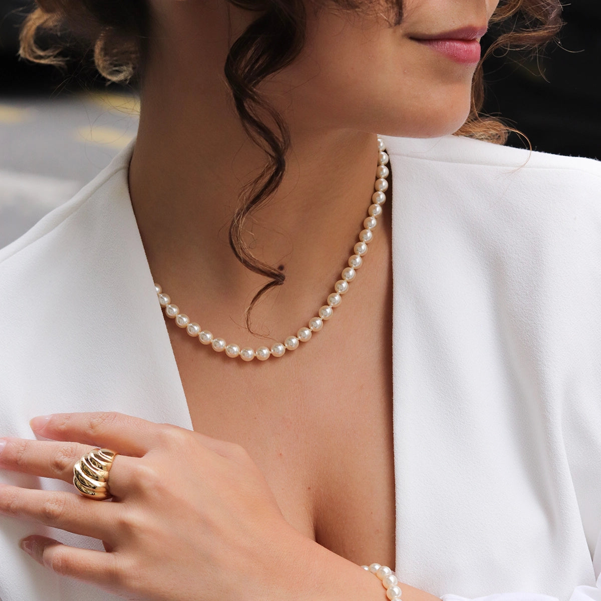 collier perle nacré