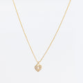 collier cadenas coeur