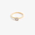 Bague pierre fine plaqué or 